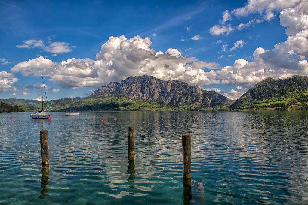 Gasthaus Pension Zur Nixe Steinbach am Attersee Ngoại thất bức ảnh